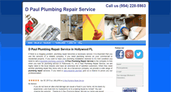 Desktop Screenshot of dpaulplumbers.com